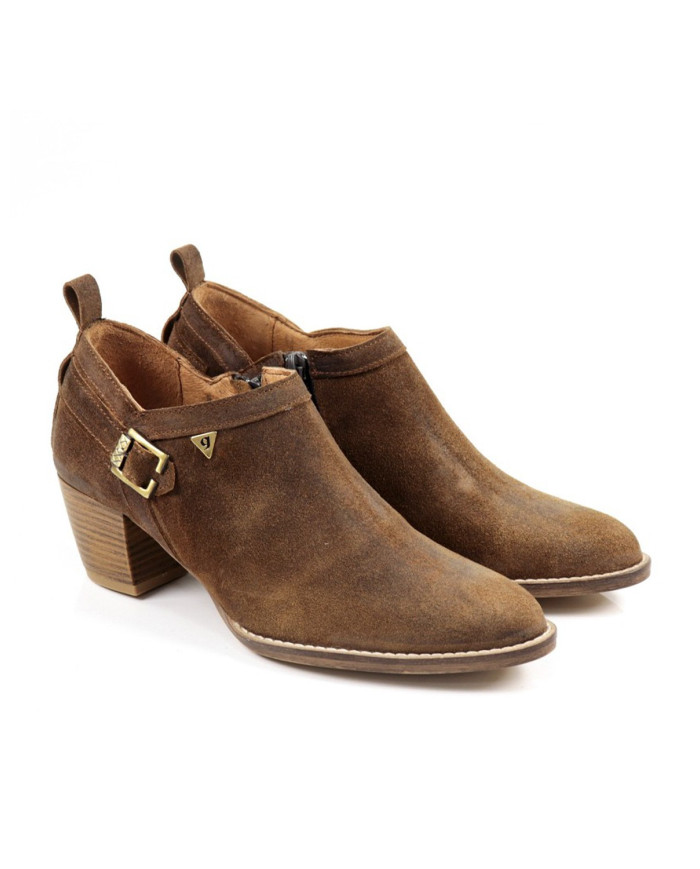 Camel de Senhora Ginova de Fecho Boots