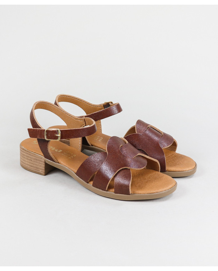 Sandálias de Mulher com Tiras Entrelaçadas Ginova