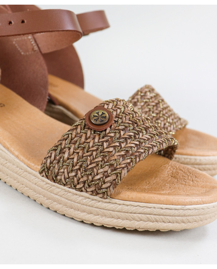 Women's Sandals with Strips in Sword Ginova