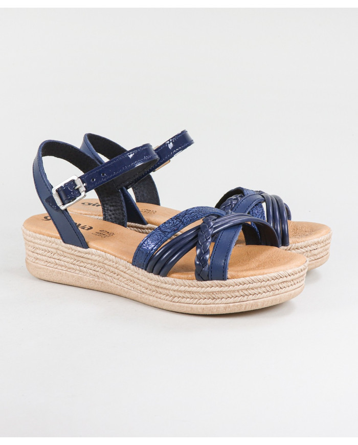 Women's Sandals with Decorated Strips Ginova