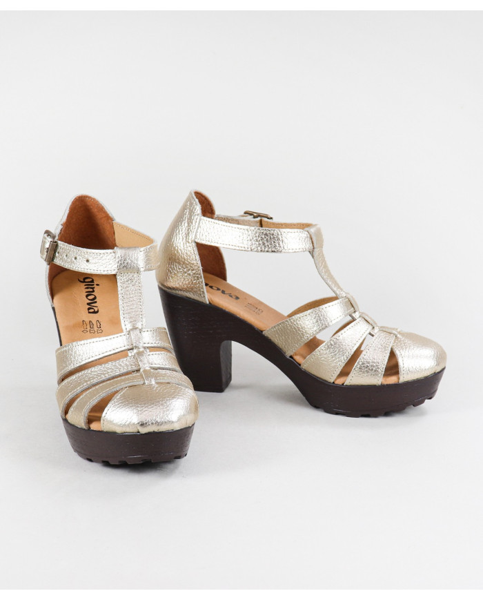 Sandals by Mrs. Ginova with Strips in the Court