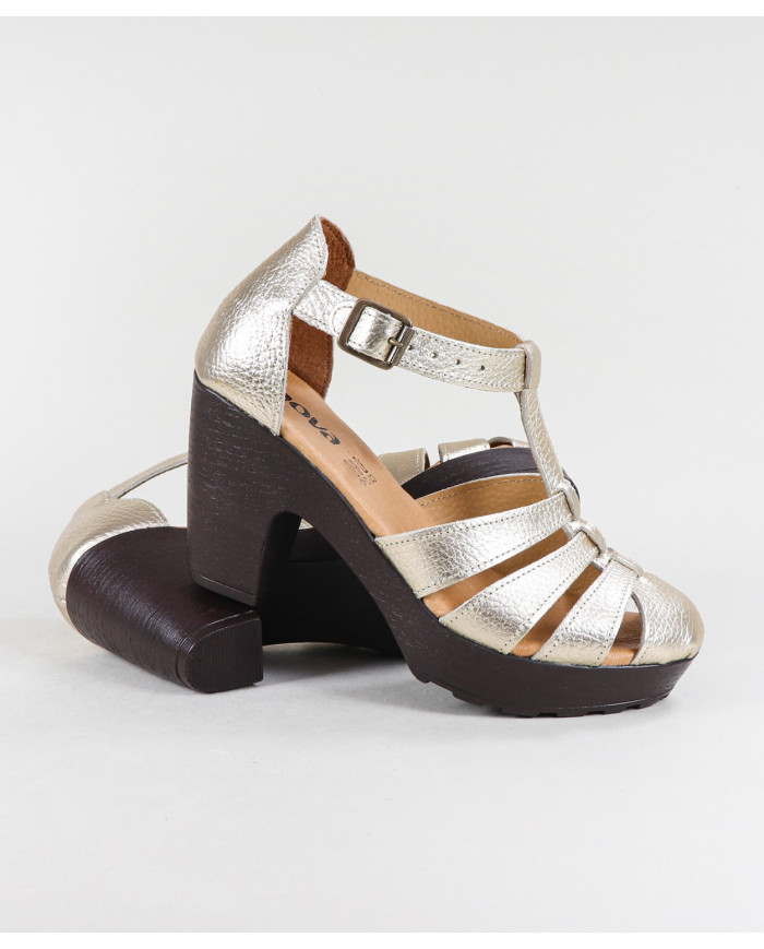 Sandals by Mrs. Ginova with Strips in the Court