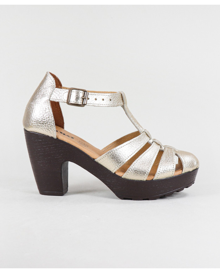 Sandals by Mrs. Ginova with Strips in the Court