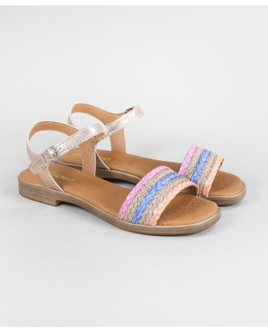 Women's Sandals with Decorated Strip Ginova
