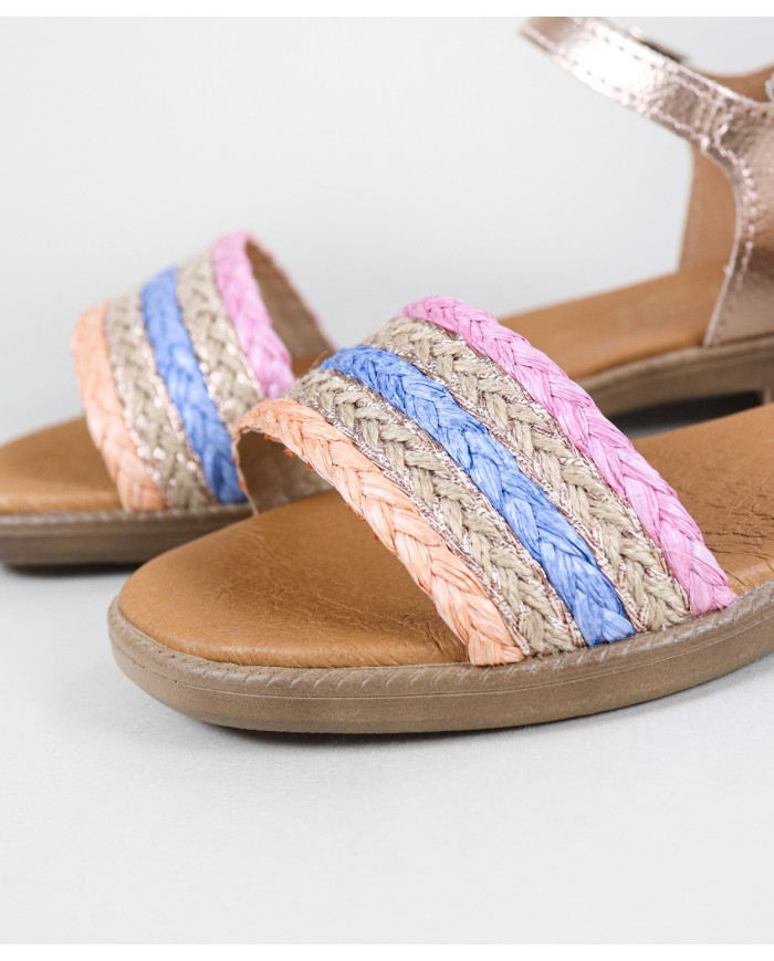 Women's Sandals with Decorated Strip Ginova