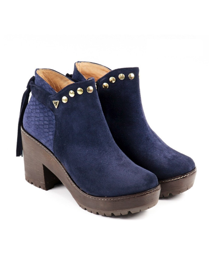 Blue Boots of Lady Ginova with Croco