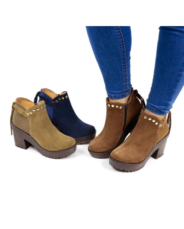 Botas de Senhora Ginova com Franjas