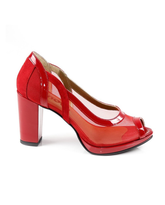 Zapatos de Tacon Ladies con Transparencia Ginova