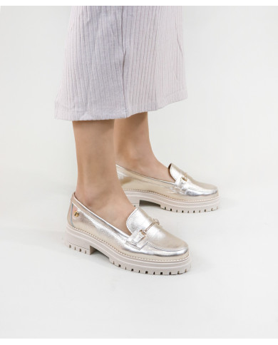 Women's Moccasins with Ginova Platform