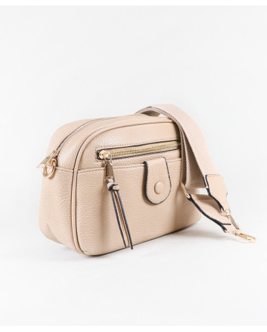 Bolsa de Taupe para Mujer con Correa de tela