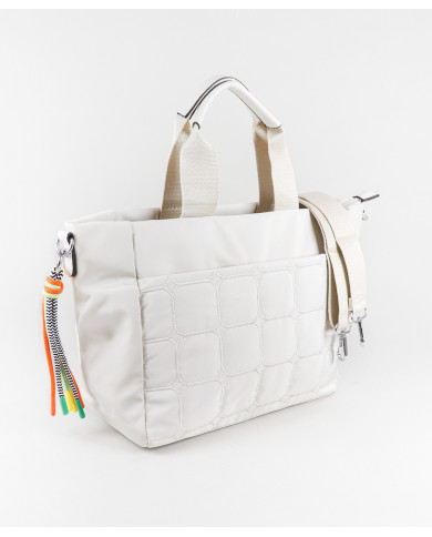 Bolsa de Mujeres Beige en Nylon