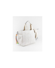 Beige Women's Bag in Nylon