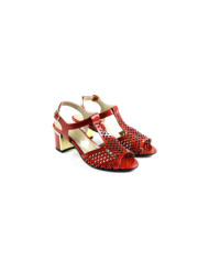 Red Sandals by Mrs. Ginova Envernised