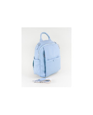 Blue Women's Backpack with Front Pocket