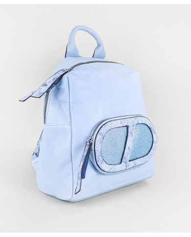 Blue Women's Backpack Decorated