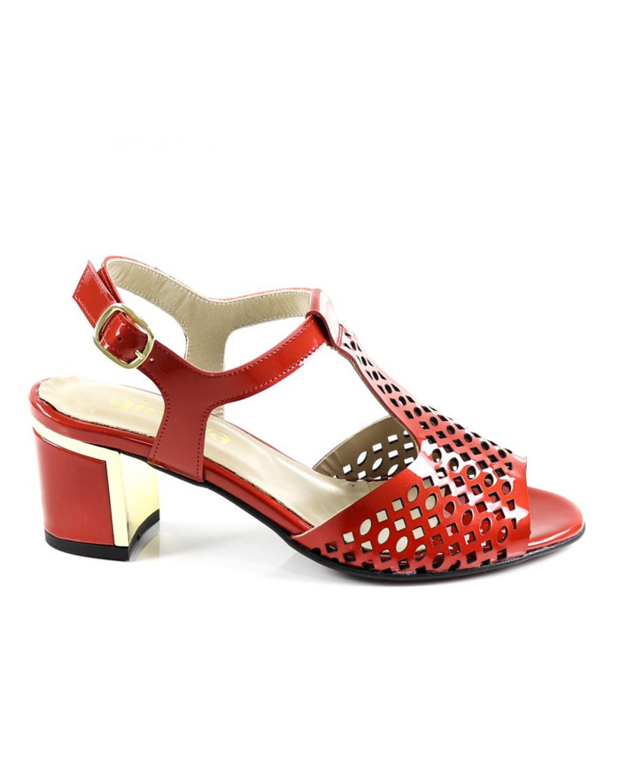 Red Sandals by Mrs. Ginova Envernised