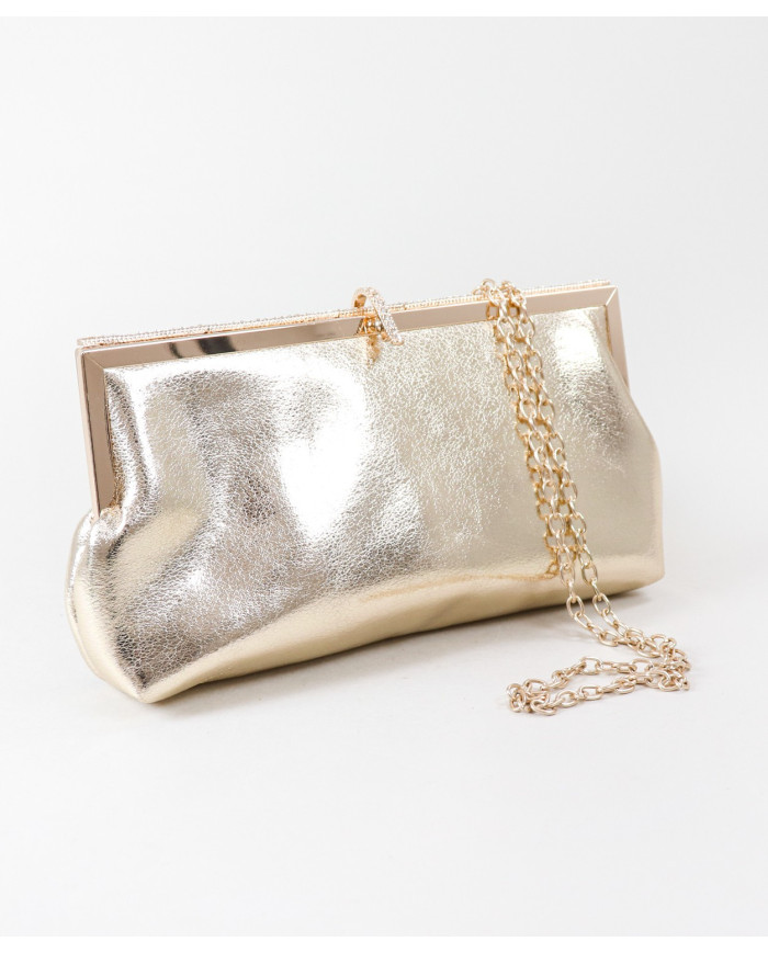 Golden Woman Pot con Chain Handle