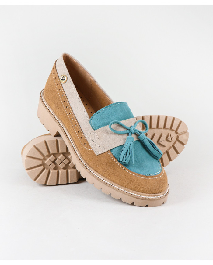 Mocasines de Señora Ginova con Plataforma