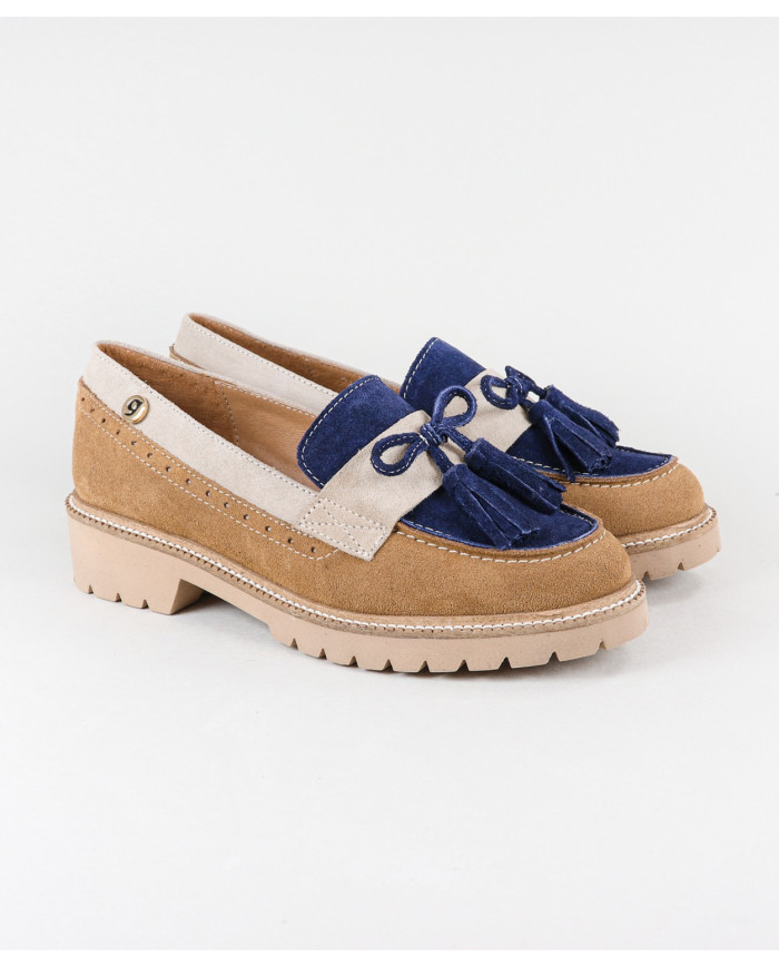 Mocasines de Señora Ginova con Plataforma