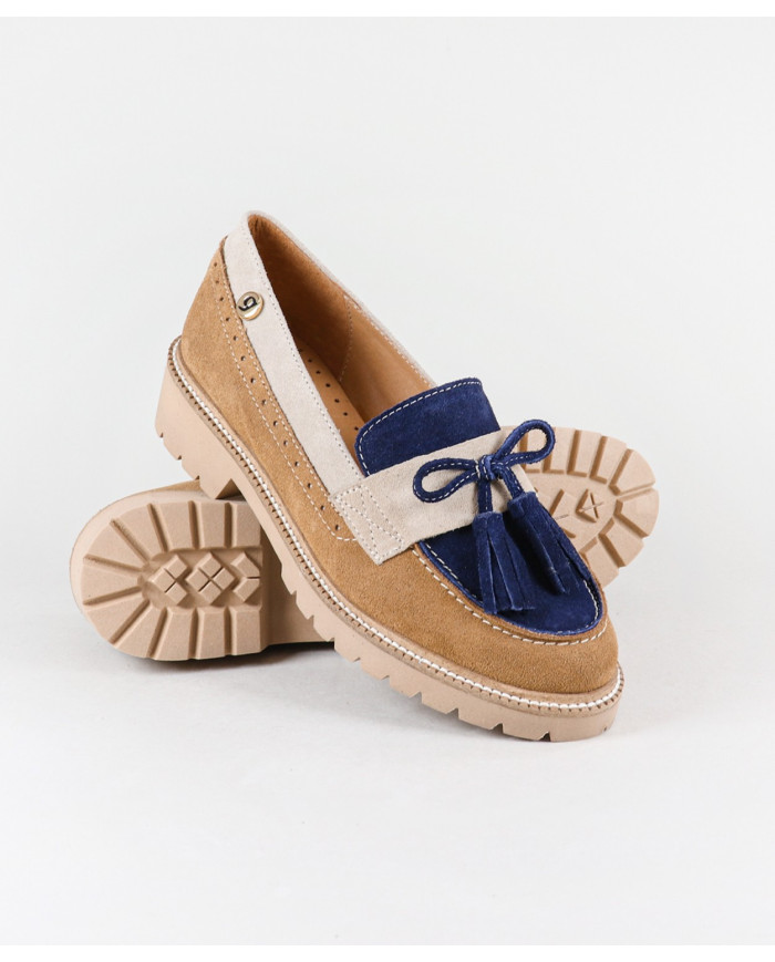 Mocasines de Señora Ginova con Plataforma