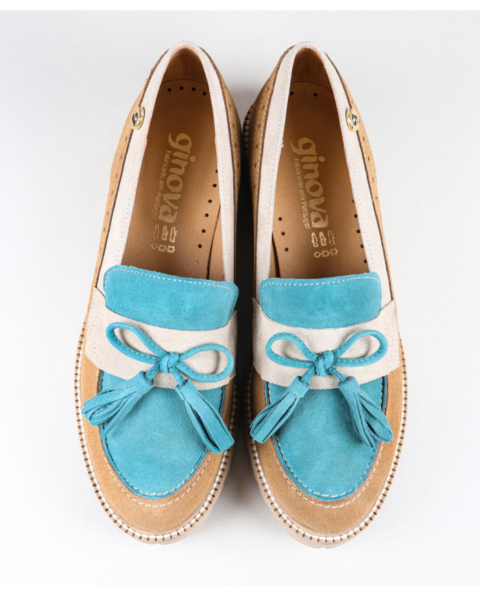 Mocasines de Señora Ginova con Plataforma
