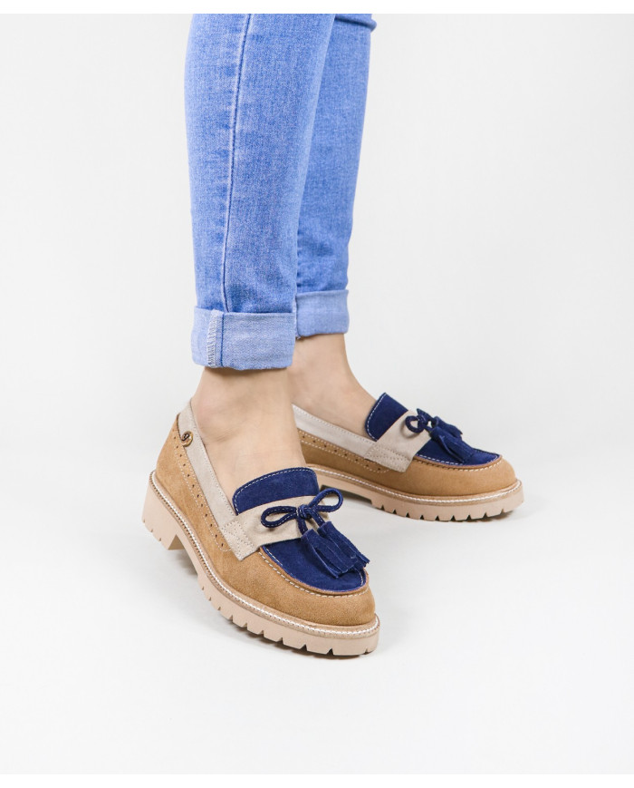 Mocasines de Señora Ginova con Plataforma