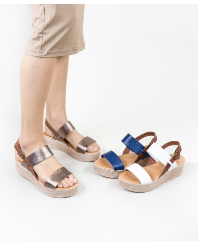 Sandalias de Cuña Ginova para Mujer