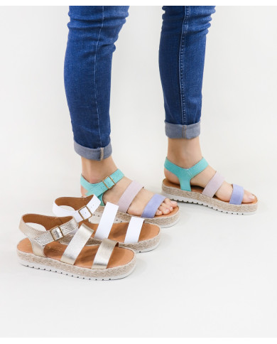 Sandalias Ginova de Señora Compensadas