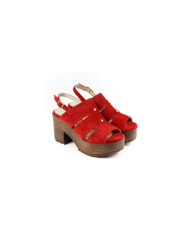 Red Sandals by Madame Ginova Compensated