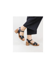 Women's Sandals of Middle Heel Ginova