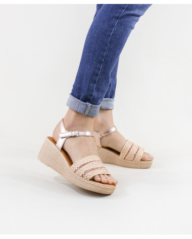 Women's Sandals with Decorated Strip Ginova