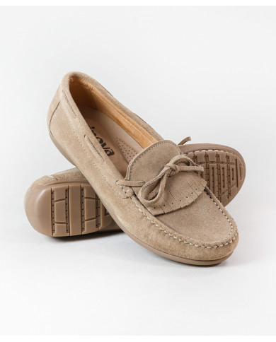 Mocasines de mujeres con Cordon en el frente