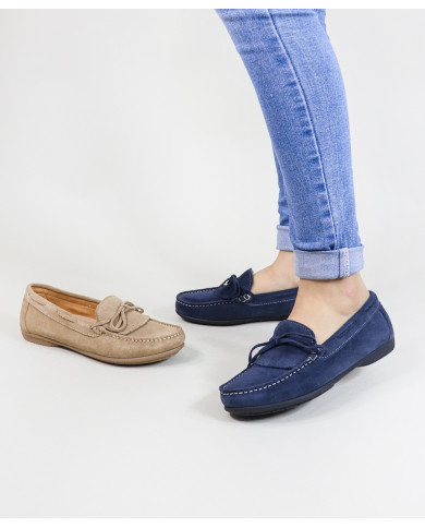 Mocasines de mujeres con Cordon en el frente