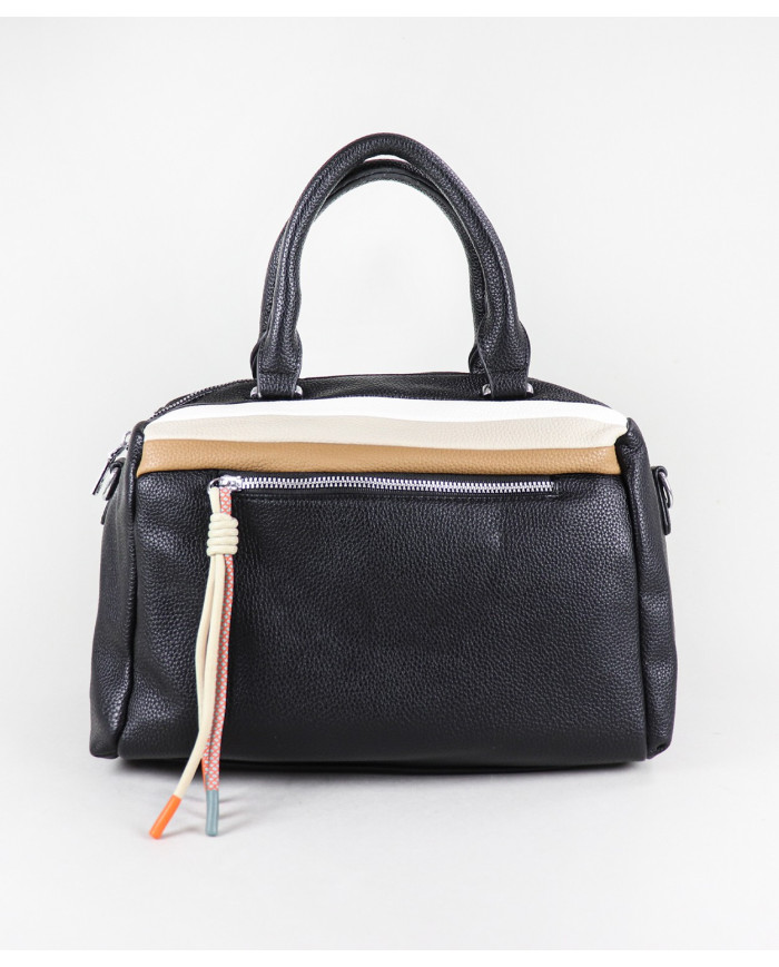 Black Woman's Case with Partition on the Front