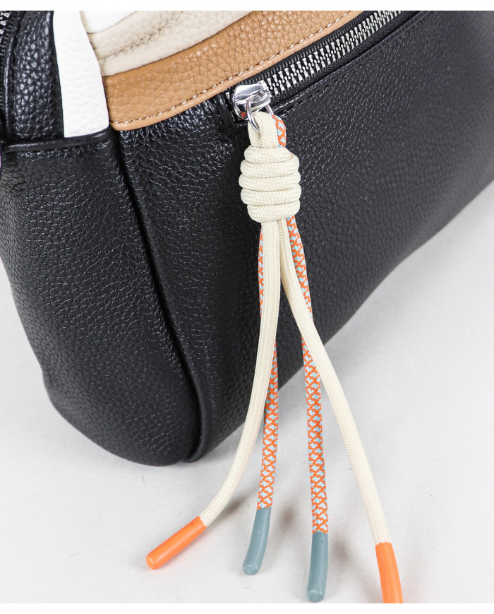 Black Woman's Case with Partition on the Front