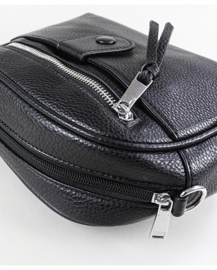 Bolsa de Mujeres Negras con Correa de tela