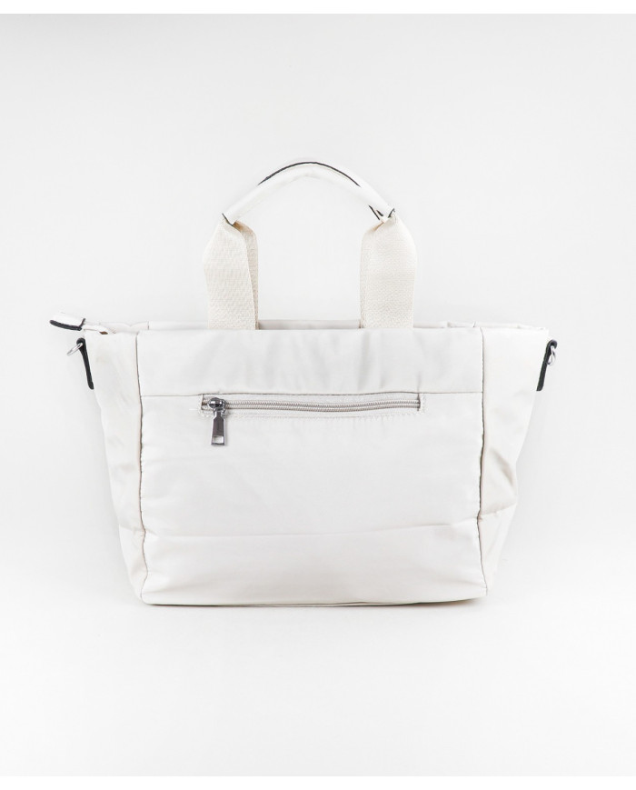 Beige Women's Bag in Nylon