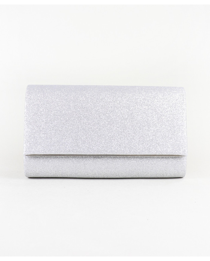 Pochete de Mulher Prata com Alça em Corrente