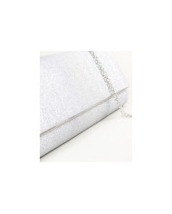 Pochete de Mulher Prata com Alça em Corrente