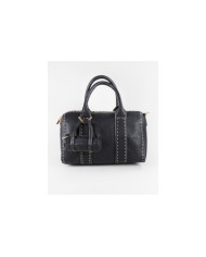 Black Women's Bag with Seams