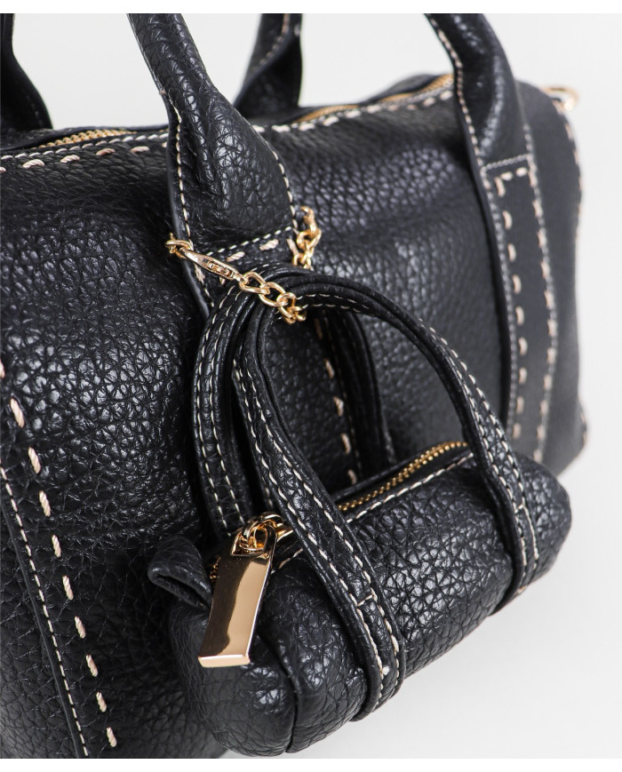 Bolsa de Mujeres Negras con Sellos