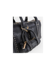 Black Women's Bag with Seams