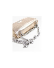 Bolso de Mujer Dorada con Correa de Cadena