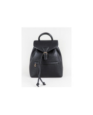 Mochila de Mulher Preta com Cordões