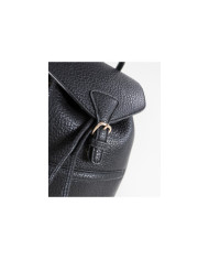 Mochila de mujer negra con cordones