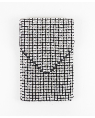 Bolsa de mujeres brillantes con manija de cadena