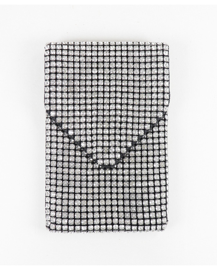 Bolsa de mujeres brillantes con manija de cadena