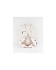 Beige Women's Backpack with Front Pocket