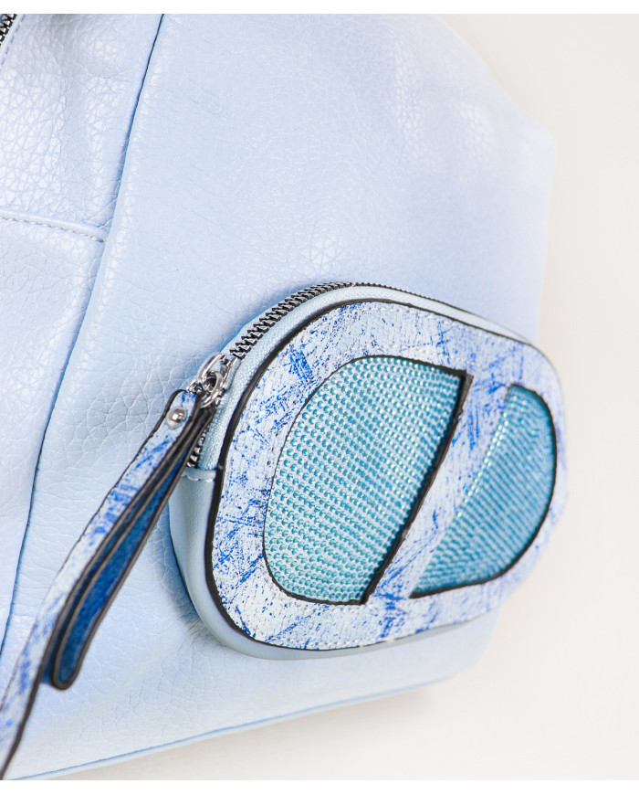 Blue Women's Backpack Decorated