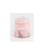 Pink Women's Backpack with Front Pocket